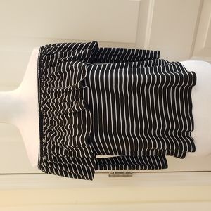 American Eagle Striped Off Shoulder Top Size M